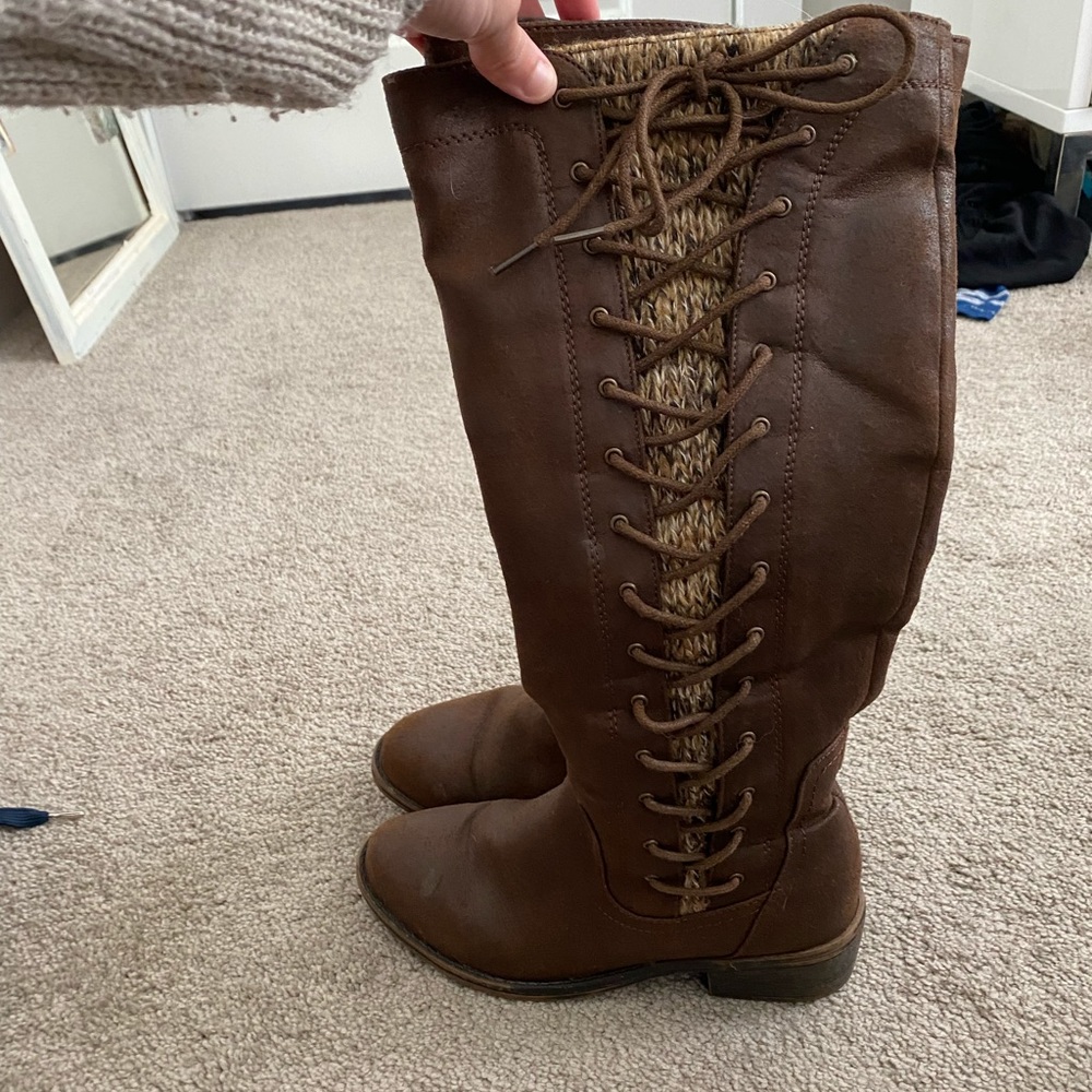 Brown boots